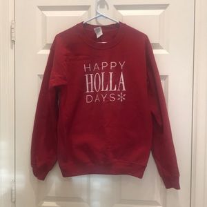 Happy Holla Days Sweater S Inspiration.Fit